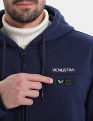 Unisex Dual Control Heated Fleece Hoodie 12V, U41G Unisex Dual Control Heated Fleece Hoodie 12V, U41G