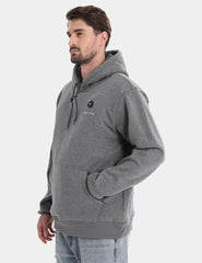 Pullover Heated Hoodie for Unisex with Heating Pockets 7.4V, U2139 Pullover Heated Hoodie for Unisex with Heating Pockets 7.4V, U2139