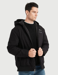Men’s Heated Canvas Jacket 12V with Dual Control Button Men’s Heated Canvas Jacket 12V with Dual Control Button