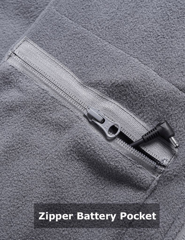 Zipper Battery Pocket Zipper Battery Pocket