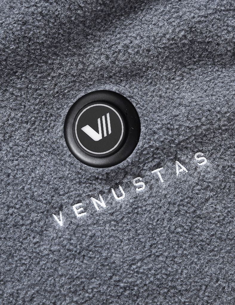 Men's Heated Fleece Vest - Grey Men's Heated Fleece Vest - Grey