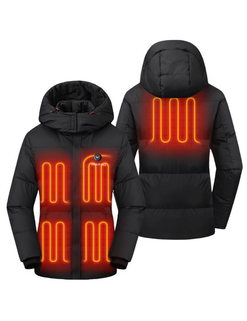 Women's Heated Coat 7.4V with 90% Down Insulation Women's Heated Coat 7.4V with 90% Down Insulation