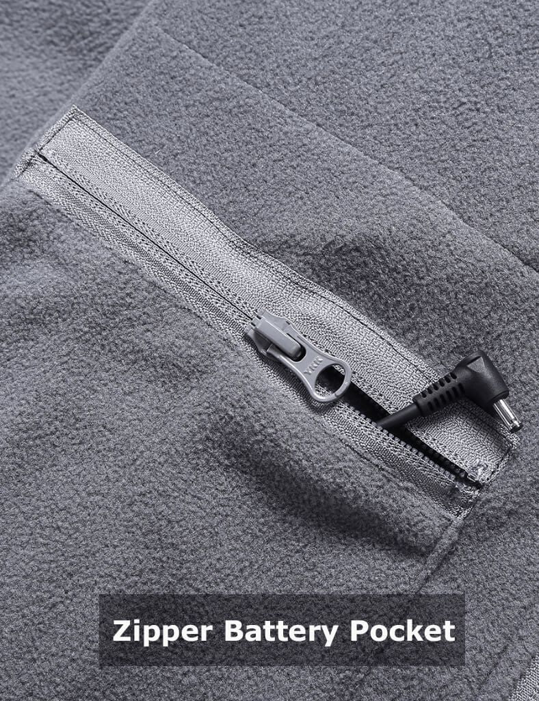 Zipper Battery Pocket Zipper Battery Pocket