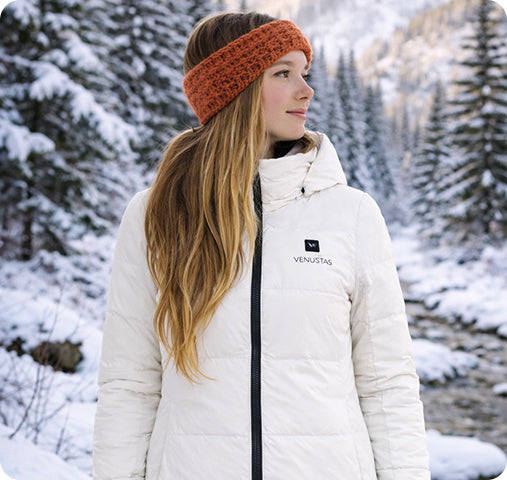 Women's Heated Recycled Down Jacket 7.4V, EW72