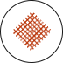 Slim diamond quilting design