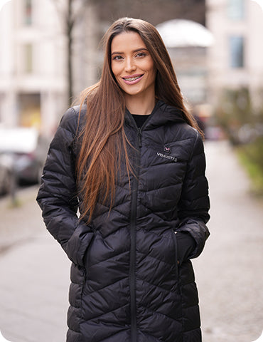 The Quilted Heated Down Coat | W62