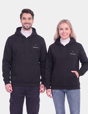 Unisex Pullover Heated Hoodie with Heating Pockets 7.4V, U2139 & Extra Battery
