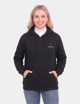 Unisex Pullover Heated Hoodie with Heating Pockets 7.4V, U2139 & Extra Battery