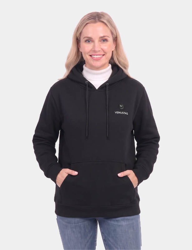 Unisex Pullover Heated Hoodie with Heating Pockets 7.4V, U2139 & Extra Battery