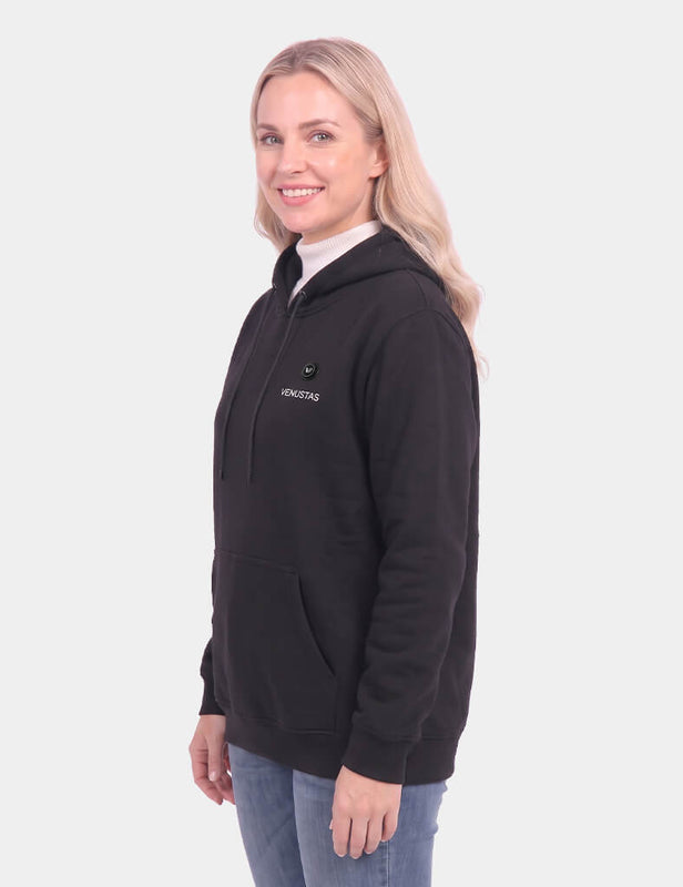Unisex Pullover Heated Hoodie with Heating Pockets 7.4V, U2139 & Extra Battery