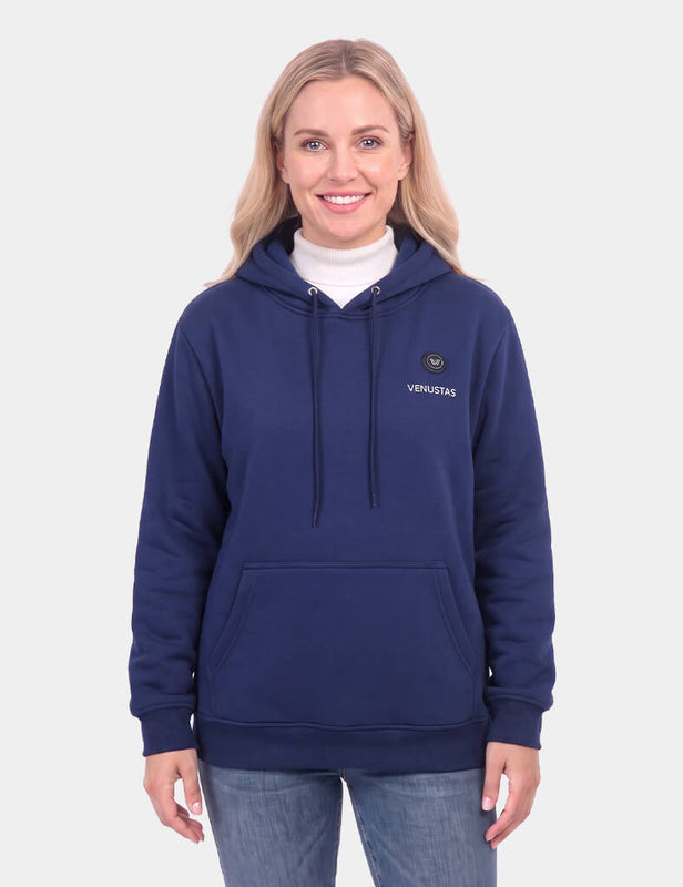 Unisex Pullover Heated Hoodie with Heating Pockets 7.4V, U2139 & Extra Battery