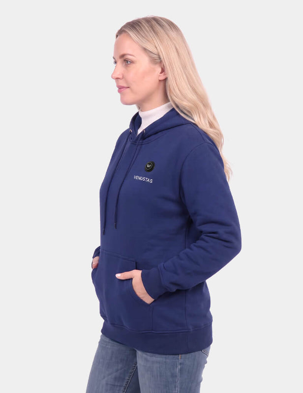 Unisex Pullover Heated Hoodie with Heating Pockets 7.4V, U2139 & Extra Battery