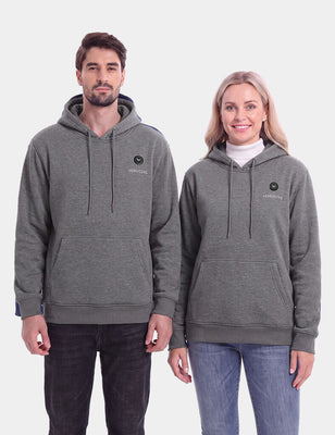 Unisex Pullover Heated Hoodie with Heating Pockets 7.4V, U2139 & Extra Battery