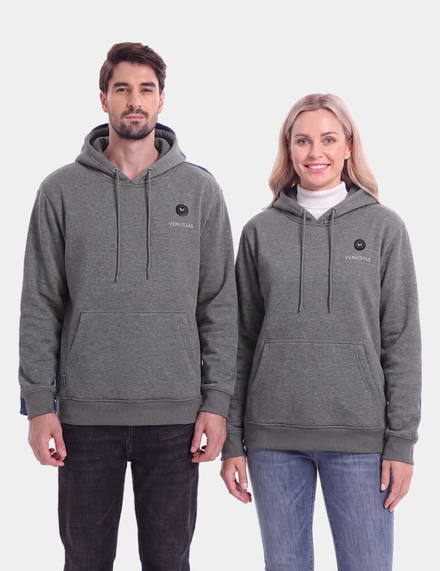 Unisex Pullover Heated Hoodie with Heating Pockets 7.4V, U2139 & Extra Battery
