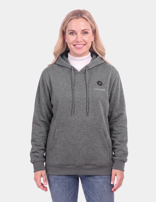 Unisex Pullover Heated Hoodie with Heating Pockets 7.4V, U2139 & Extra Battery