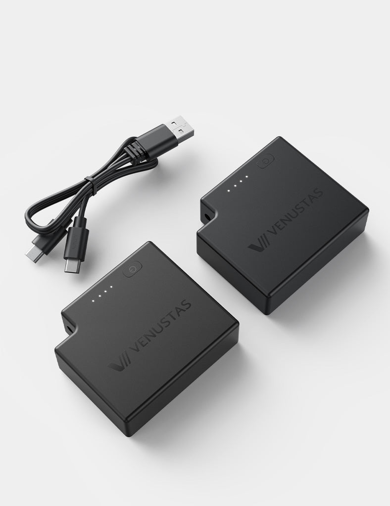 [Upgraded] 2PCS 7.4V Batteries For Heated Gloves/Socks (19Wh), 2.5K