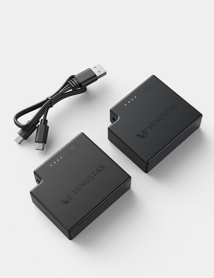 [Upgraded] 2PCS 7.4V Batteries For Heated Gloves/Socks (19Wh), 2.5K