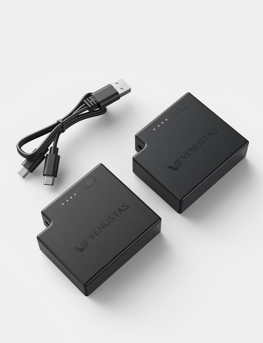 [Upgraded] 2PCS 7.4V Batteries For Heated Gloves/Socks (19Wh), 2.5K