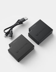 [Upgraded] 2PCS 7.4V Batteries For Heated Gloves/Socks (19Wh), 2.5K