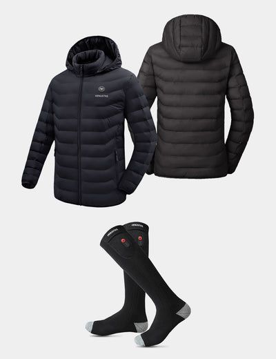 Unisex Heated Jacket 7.4V & Heated Socks, U8999 + S10