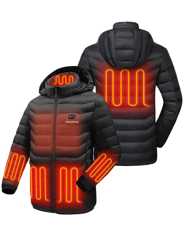 Heated Jacket for Unisex with Dual Control Button 7.4V, U9001
