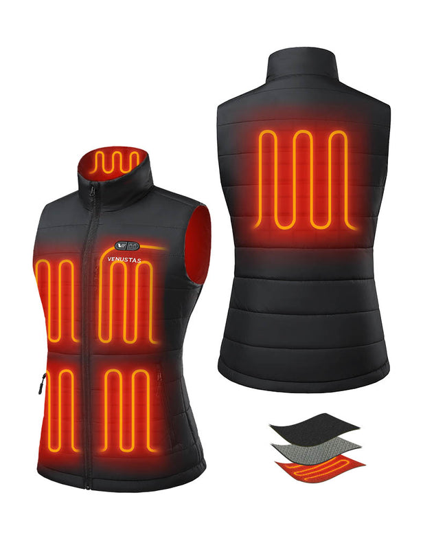 [Open Box] Women's Dual-Control Water-Repellent Heated Classic Vest 12V, EW28