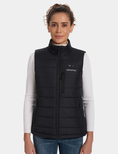 Women's Dual-Control Heated Classic Vest 12V, EW28 - Black