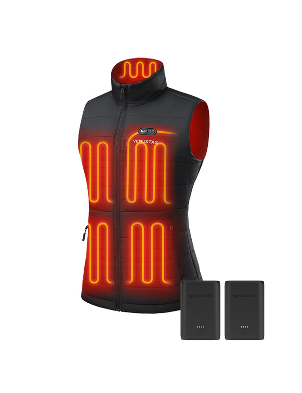 Women's Dual-Control Heated Classic Vest 12V, EW28 & Extra Battery
