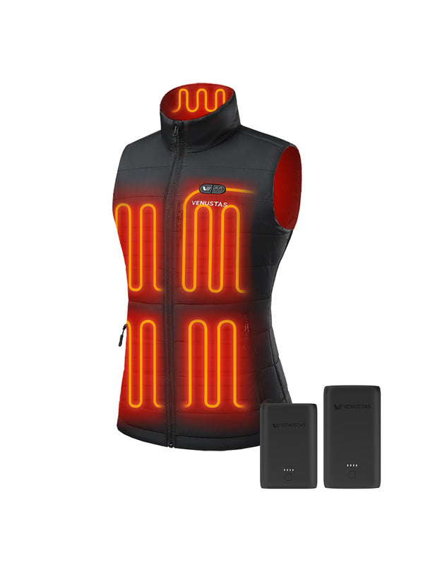 Women's Dual-Control Heated Classic Vest 12V, EW28 & Extra Battery