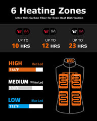 Women's Dual-Control Heated Vest 12V