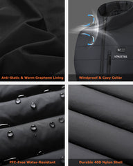 Women's Dual-Control Heated Vest 12V