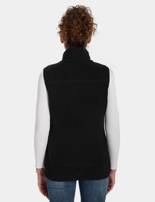 Women's Colorblock Heated Recycled Sherpa Vest 7.4V, EW34 [Final Sale]