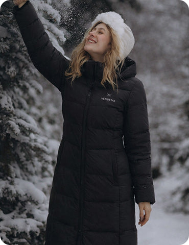 The World's First Full-Length Heated Down Coat | EW74