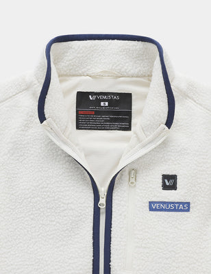 Women's Colorblock Heated Recycled Sherpa Vest 7.4V