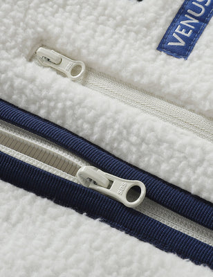 Women's Colorblock Heated Recycled Sherpa Vest 7.4V