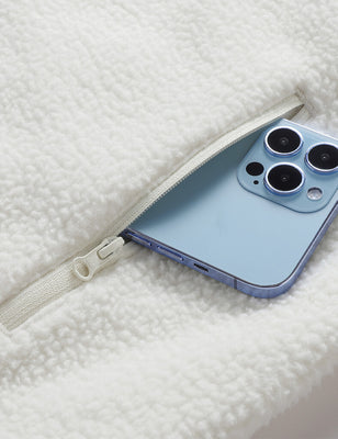 Women's Colorblock Heated Recycled Sherpa Vest 7.4V