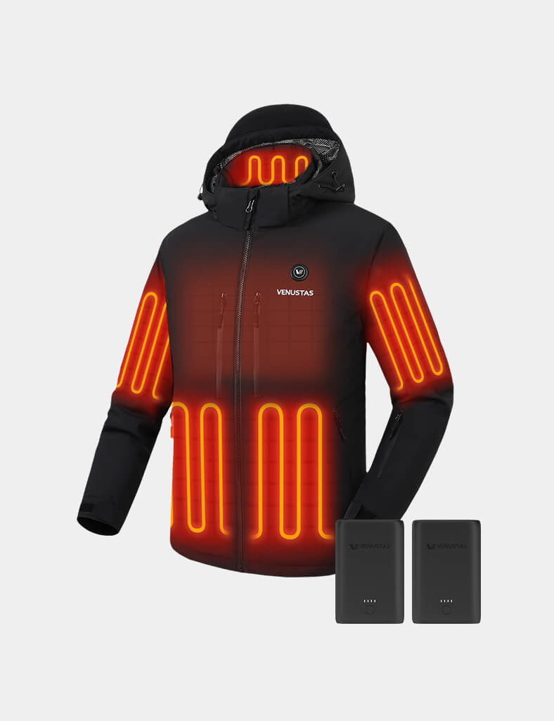 Men's Waterproof Heated Lightweight FELLEX® Jacket 12V, M19 & Extra Battery