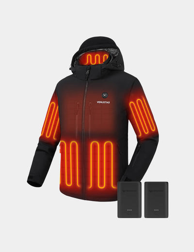 Men's Waterproof Heated Lightweight FELLEX® Jacket 12V, M19 & Extra Battery