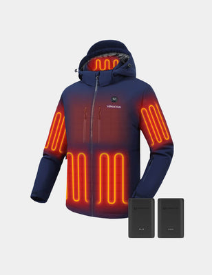 Men's Waterproof Heated Lightweight FELLEX® Jacket 12V, M19 & Extra Battery