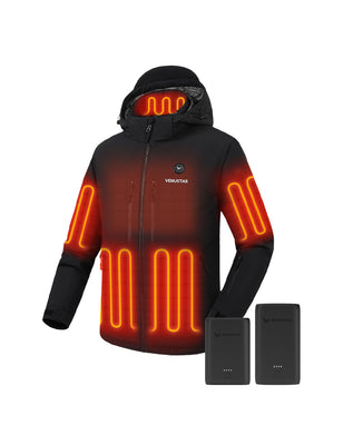 Men's Waterproof Heated Lightweight FELLEX Jacket 12V, M19 & Extra Battery