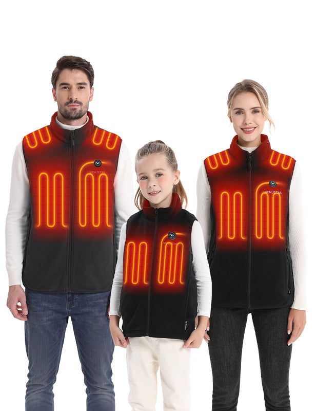 Men's, Women's & Kids' Heated Fleece Vest 7.4V, M2117 & W2117 & KV14