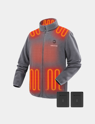 Men's Heated Fleece Jacket 7.4V, M2136 & Extra Battery