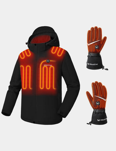 Men's Heated Jacket 7.4V & Heated Gloves, M2168 & G02