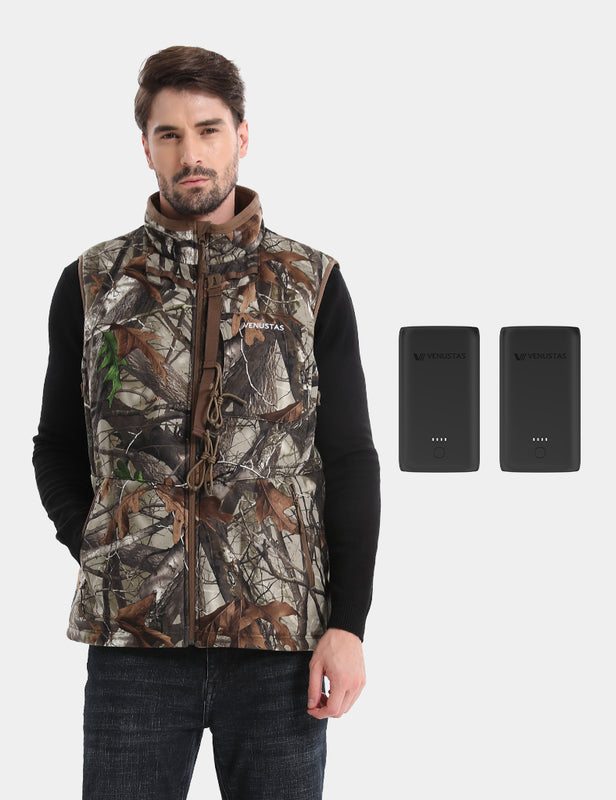 Men's Heated Silent Hunting Vest 7.4V - Next Camo G2™, M35 Max & Extra Battery
