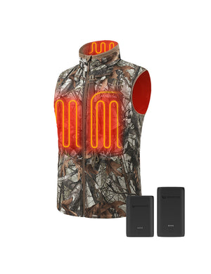 Men's Heated Silent Hunting Vest 7.4V - Next Camo G2™, M35 Max & Extra Battery hover