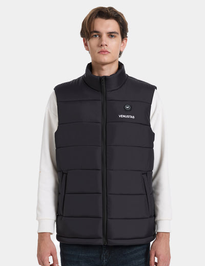 Men's USB-C Heated Vest 9V, M37 (Battery Not Included) [Final Sale] - Black