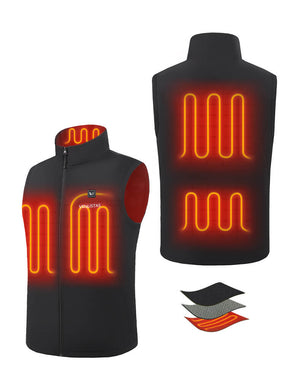 Men's Lightweight Recycled Heated Softshell Vest 7.4V, M41 hover