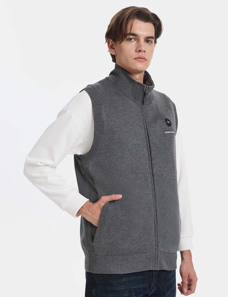 Men's Heated Sweater Vest 7.4V, M91
