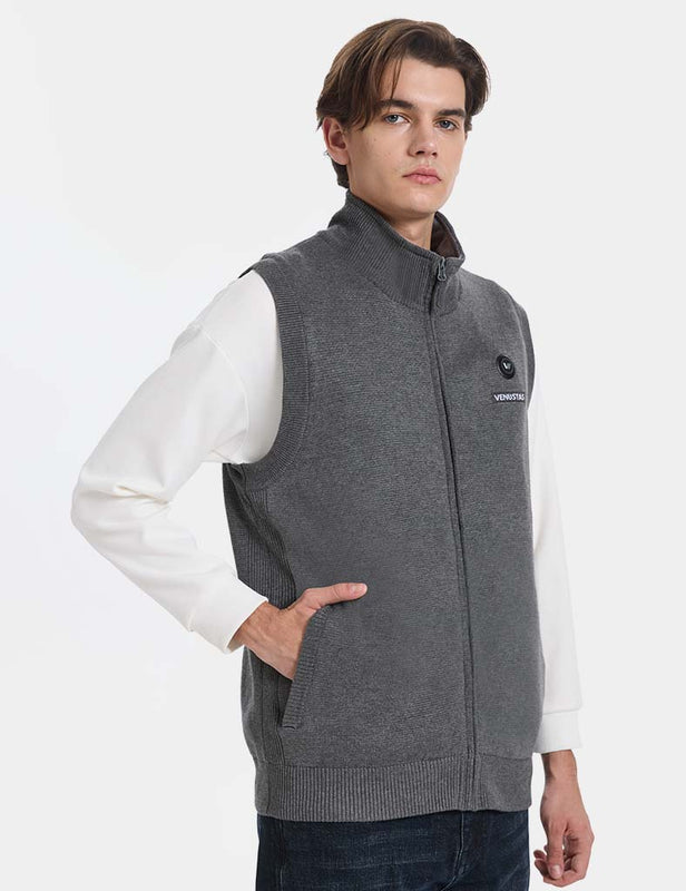 Men's Heated Sweater Vest 7.4V, M91 [Final Sale]