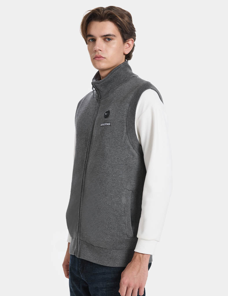 Men's Heated Sweater Vest 7.4V, M91 [Final Sale]